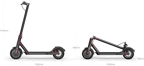 Mí Xiaomi Mi Scooter M365 - Patinete eléctrico plegable, alto rendimiento, 30 km alcance, 25 km/h, negro