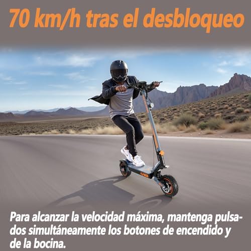  Is2 Pro Patinete Eléctrico para Adultos, Potente Motor De 2000 W, Fácil Control Mediante Aplicación
| Is2 Pro Patinete 