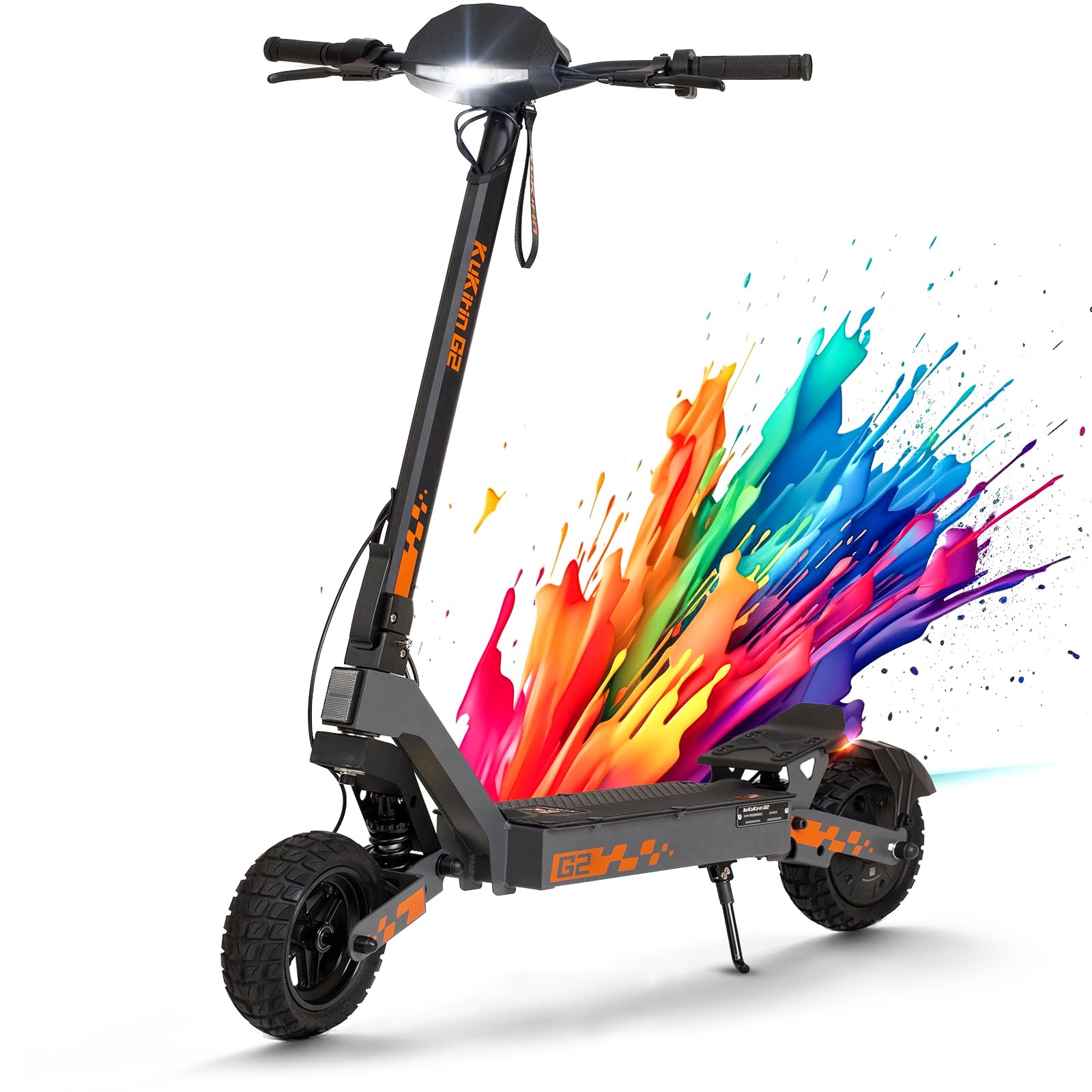 Kukirin G2 Patinete Eléctrico para Adultos, Scooter Eléctrico, Autonomía 55KM, Neumáticos de 10", Freno de Disco, Alérgi